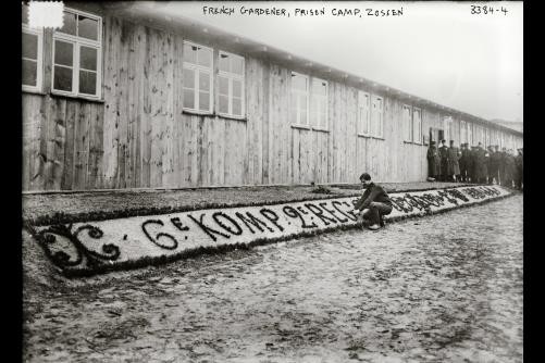 Photo:Zossen Germany 1910s French Gardener Prison Camp George Komp