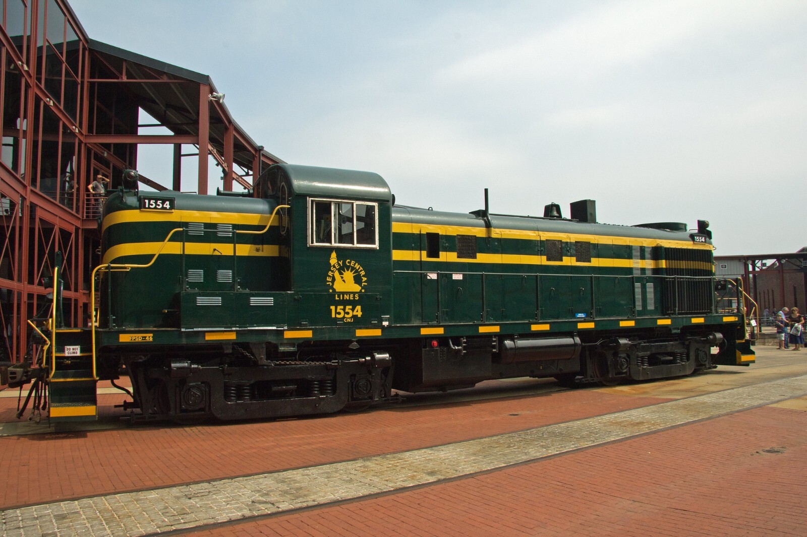 New Jersey Central CNJ Alco RS3 No. 1554 at Scranton PA in 2011 5 x 7 Photo