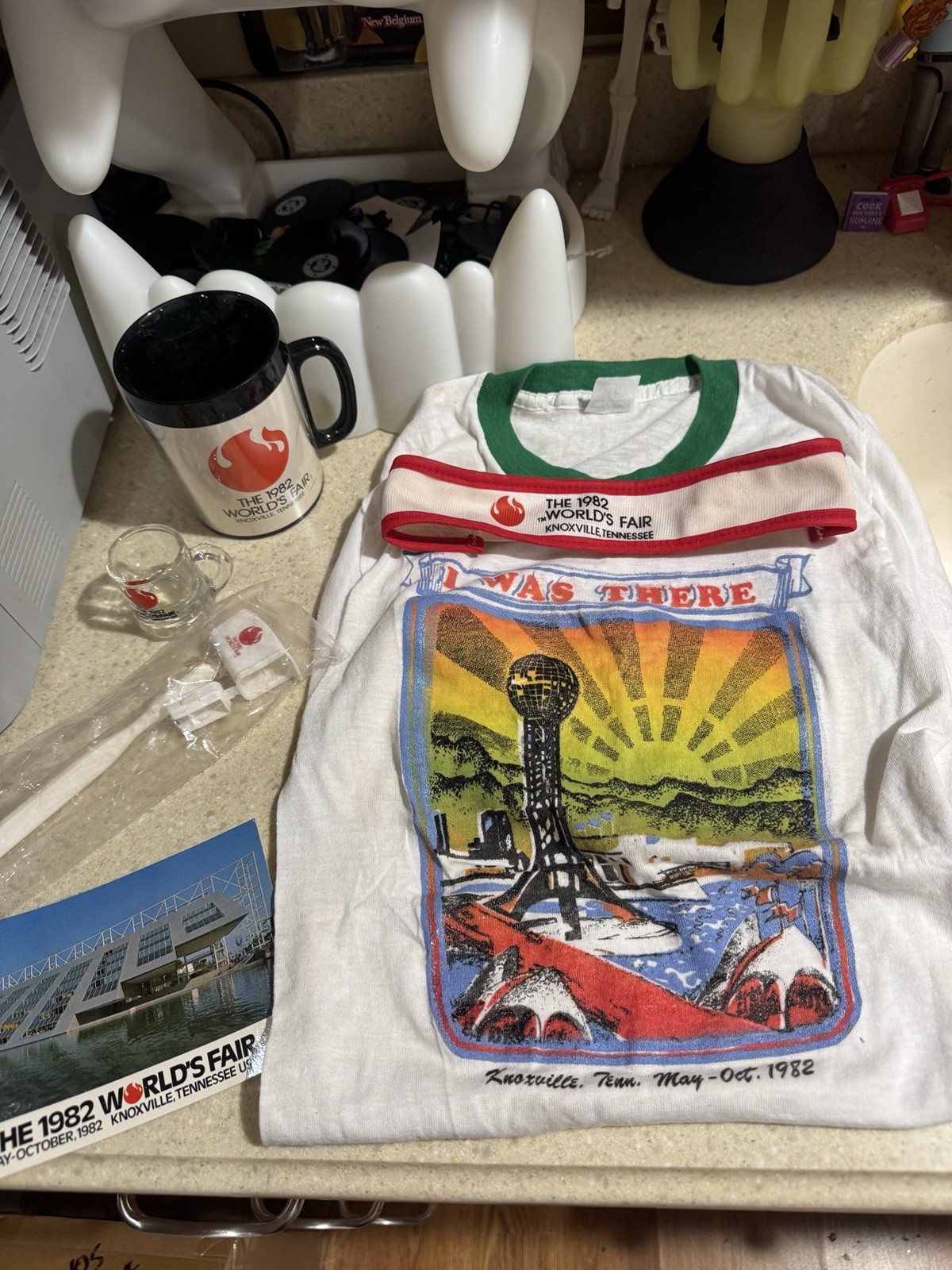 1982 WORLD'S FAIR KNOXVILLE TENNESSEEl COLLECTABLES Lot Shirt Card More VHTF