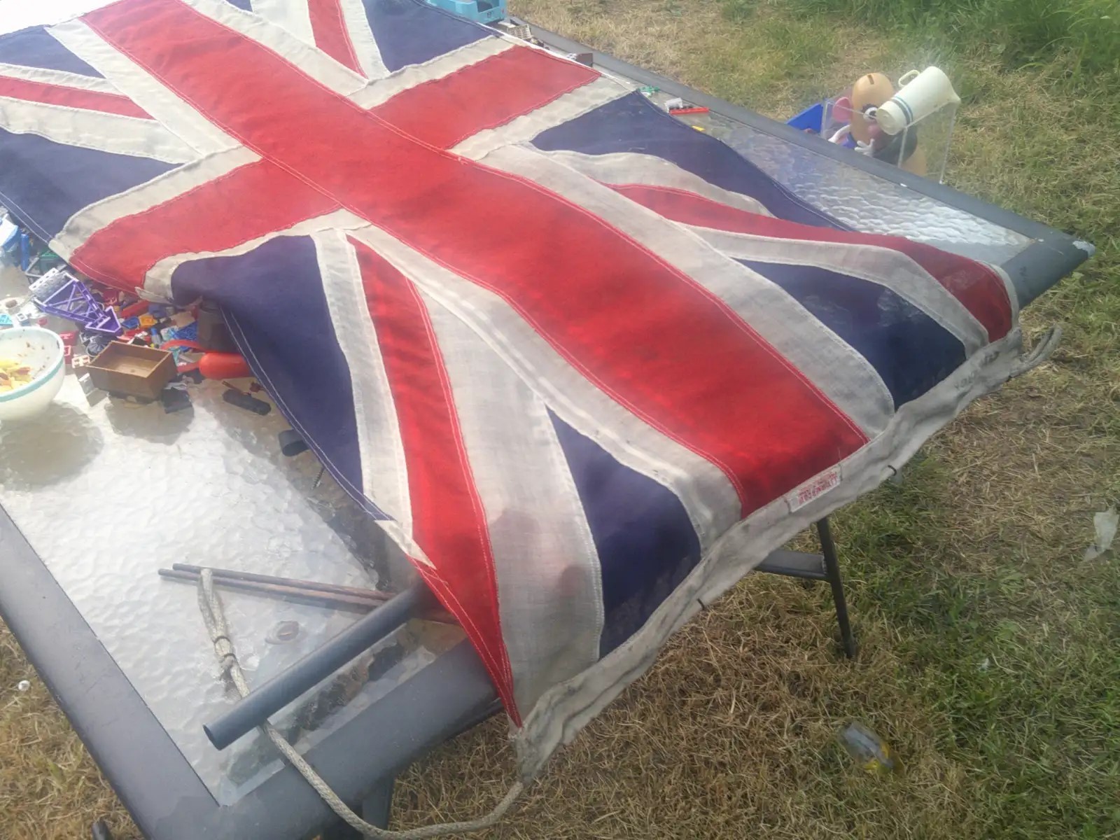 Union Jack Flag - WW1 1914-18 Royal Canadian Navy Troop Convoy Ship