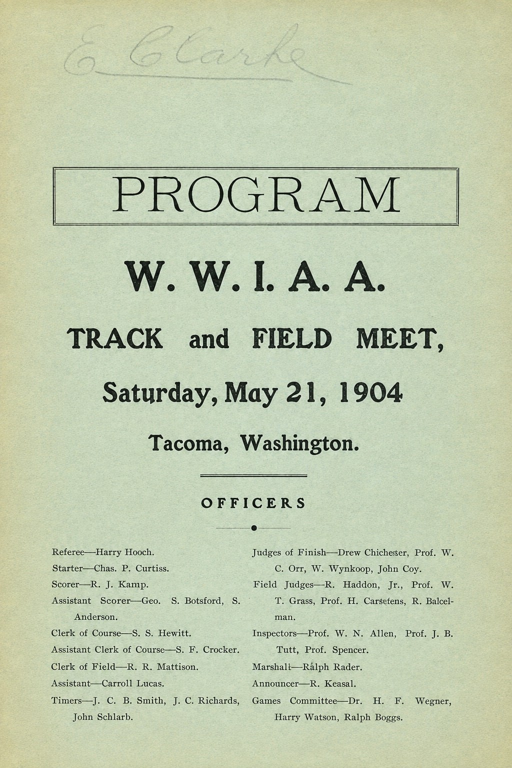 Historic 1904 Track & Field Meet Poster - 2x3 Print 🏆 Rare Reprint 200gsm