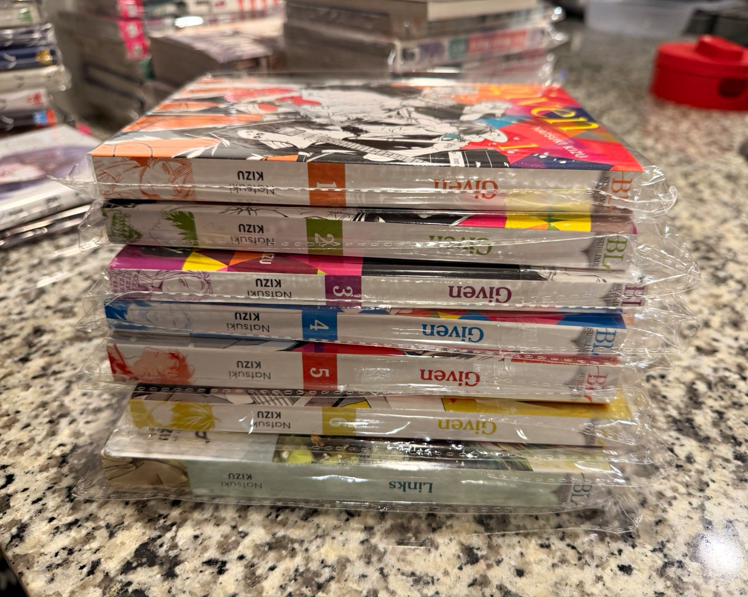 Given Manga Vol 1-5 Mixed Lot + Links by Natsuki Kizu Trade Paperback