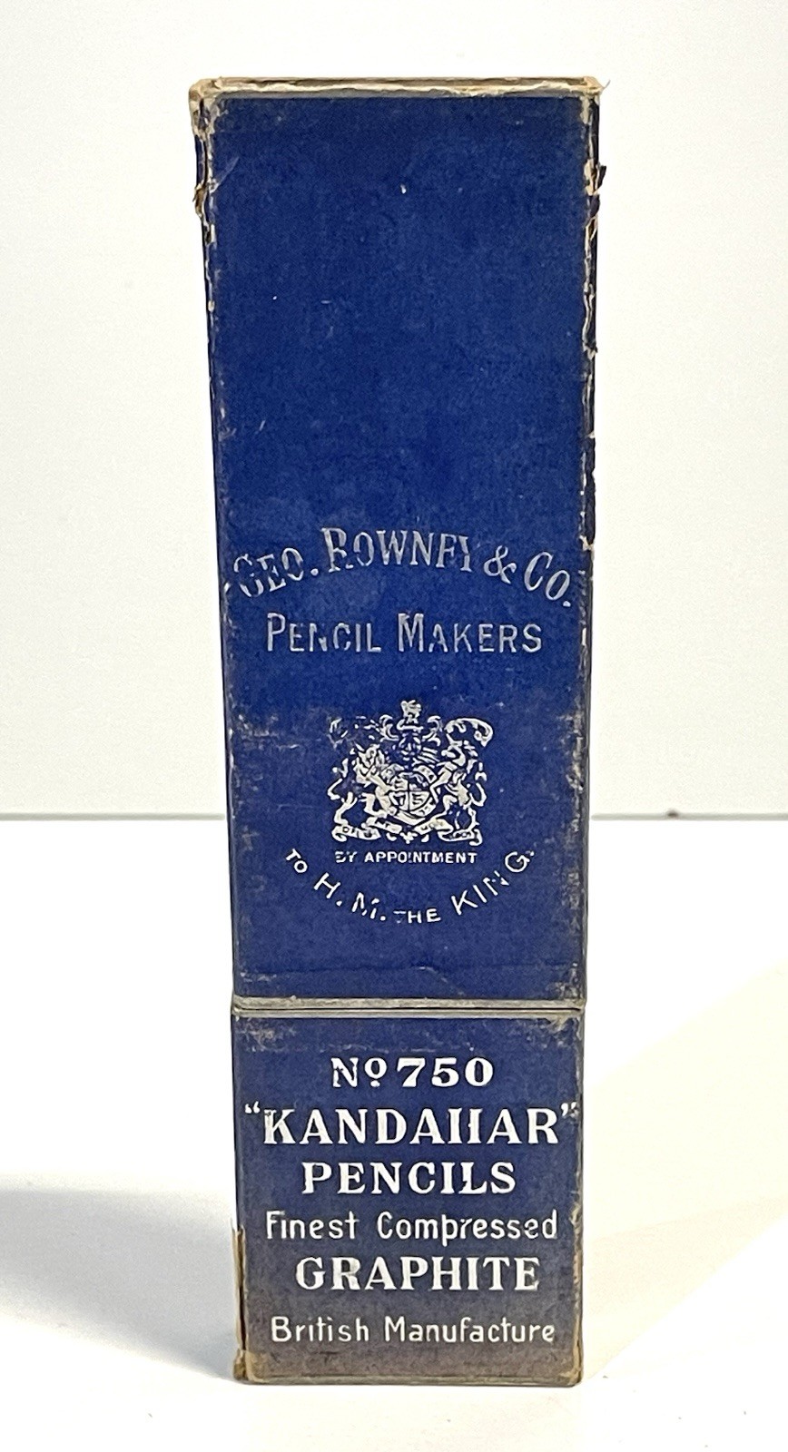 Antique GEO ROWNEY Co. PENCIL MAKERS No. 750 Kandahar In Box