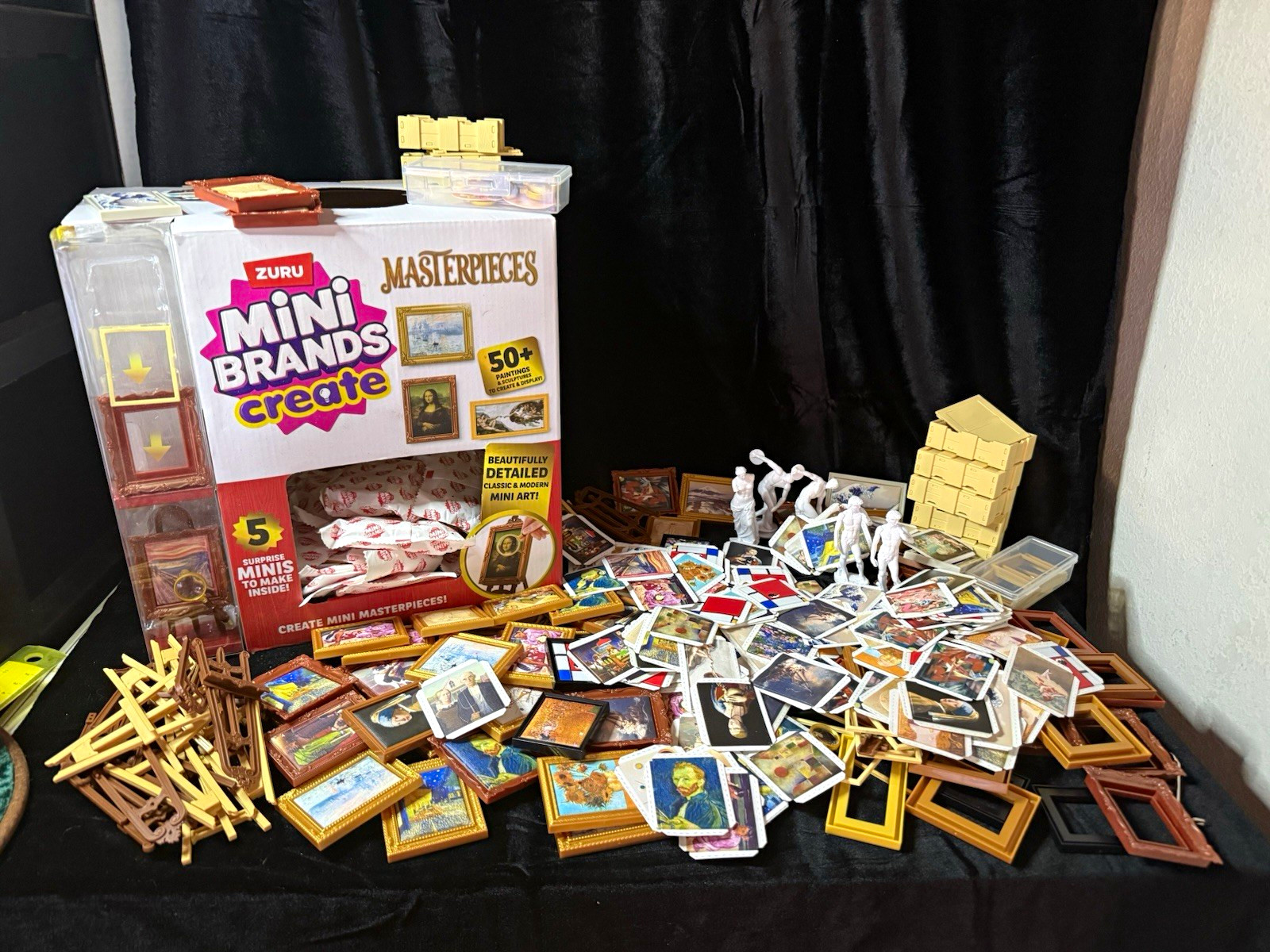 MEGA DEALER HOARD Zuru Mini Brands Masterpieces Series 1 Statues 350+ Pc Lot
