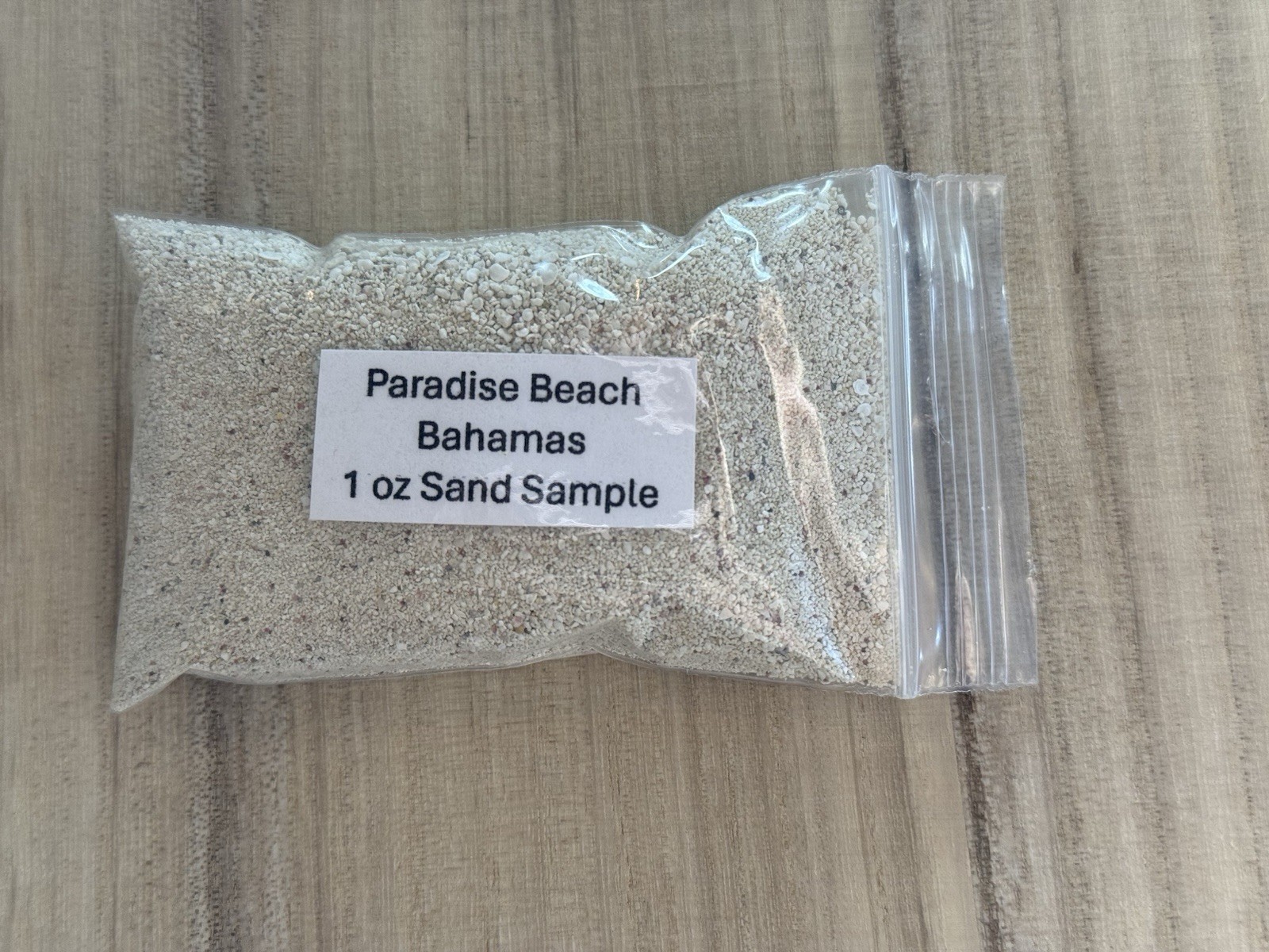 Nassau Bahamas Paradise Beach White Sand Shoreline Sample 1 oz