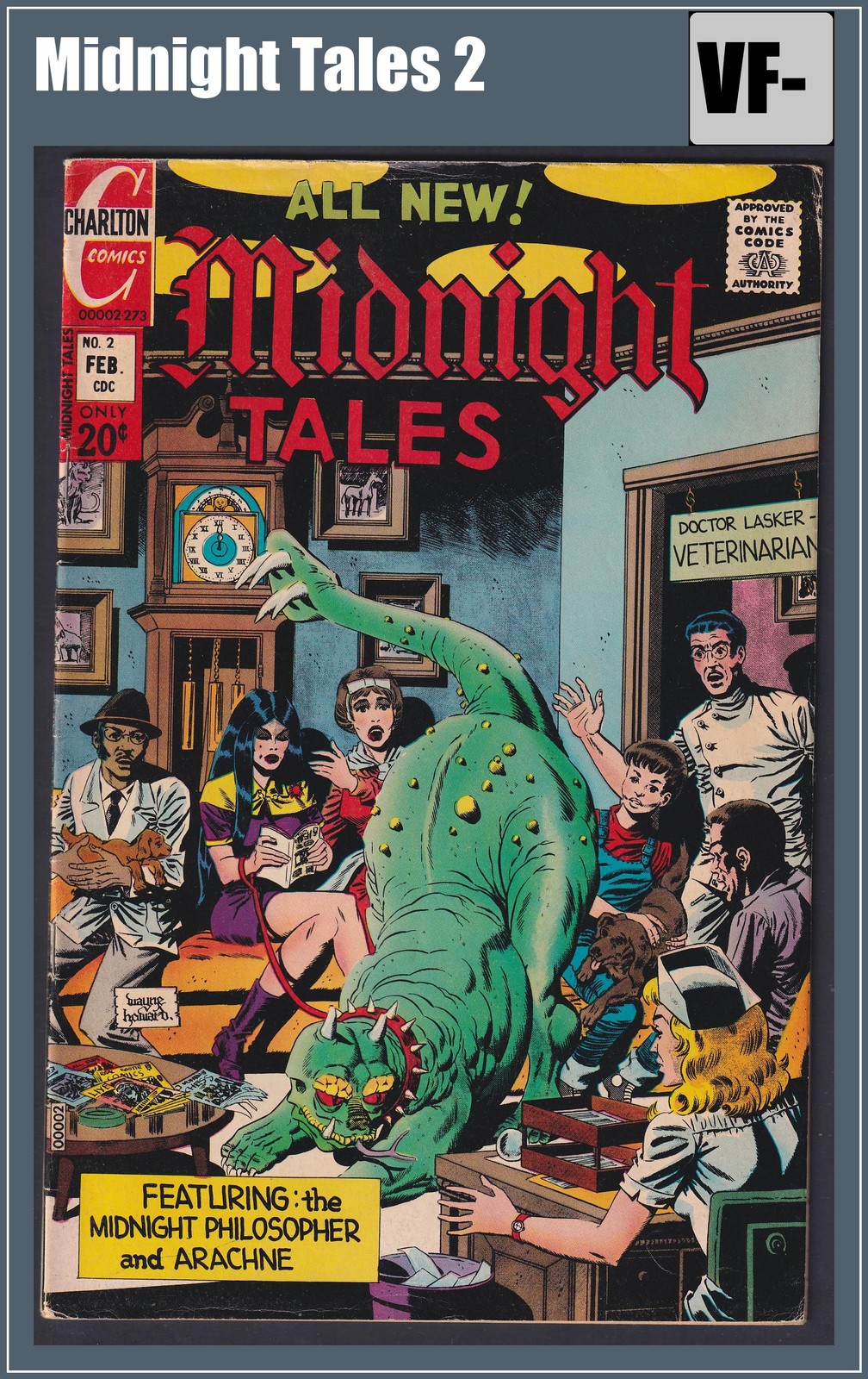 Midnight Tales 2 (1973) VF- Bronze Age Charlton comic
