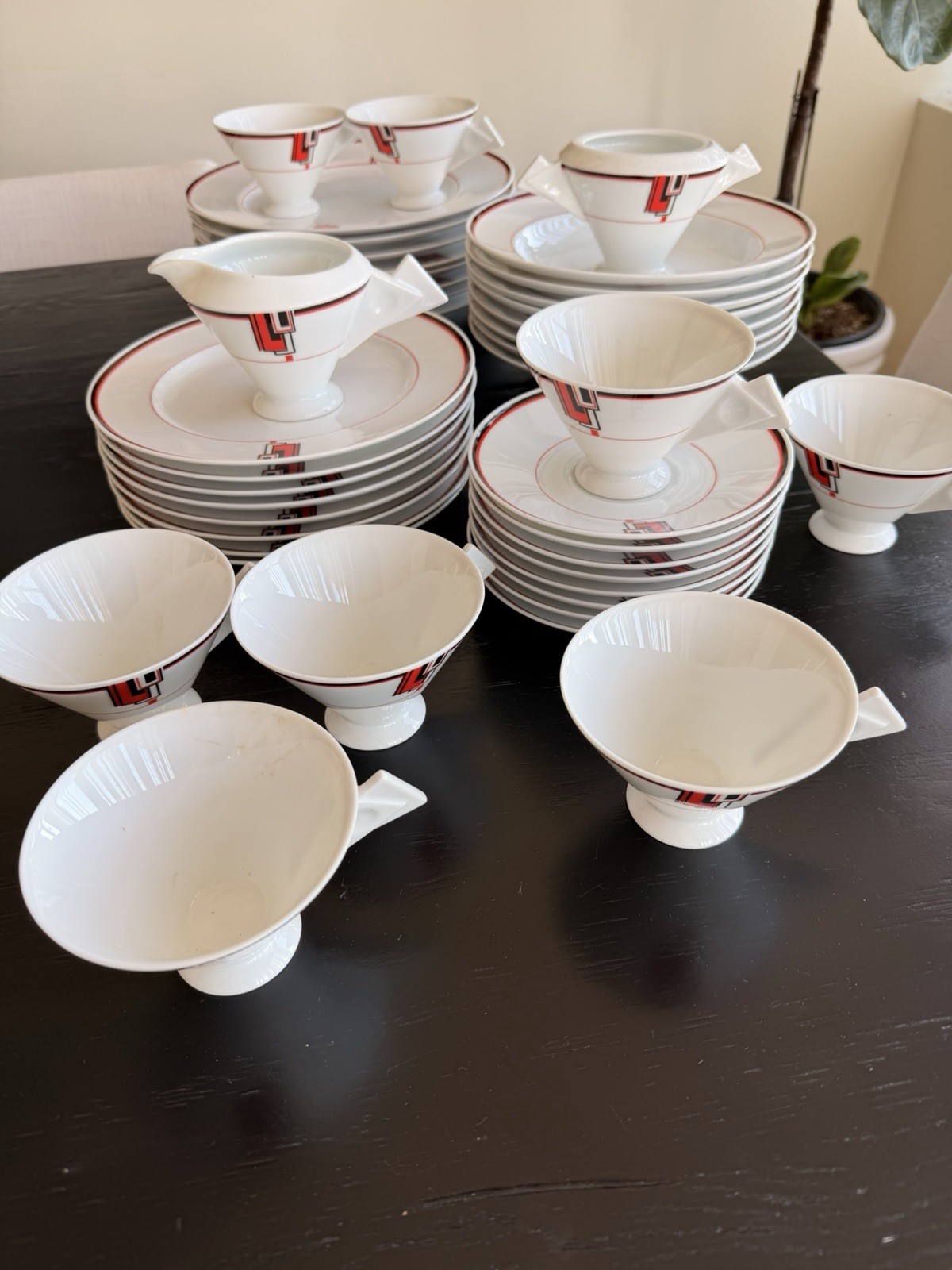 MIKASA FINE CHINA DECO EXPRESSION  Rare Find Set Of Complete 8 serving, NEW
