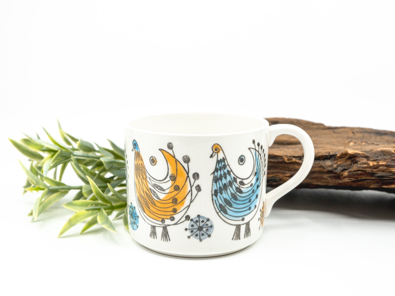 Vintage Rörstrand Fenix Tea Cup by Marianne Westman MCM Rorstrand Sweden