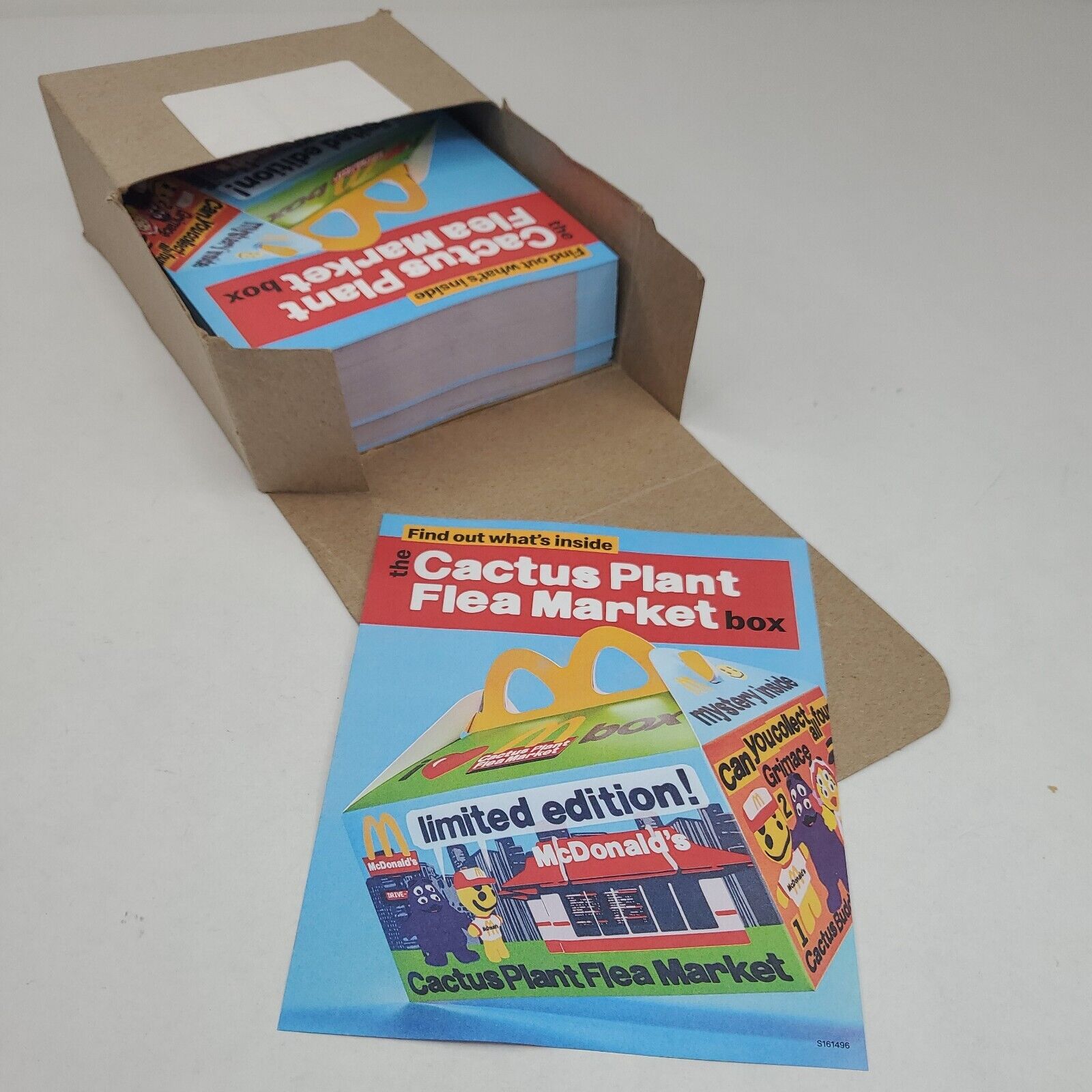 Cactus Plant Flea Market Box McDonalds Promo Ad Flyer 2022 Travis Scott