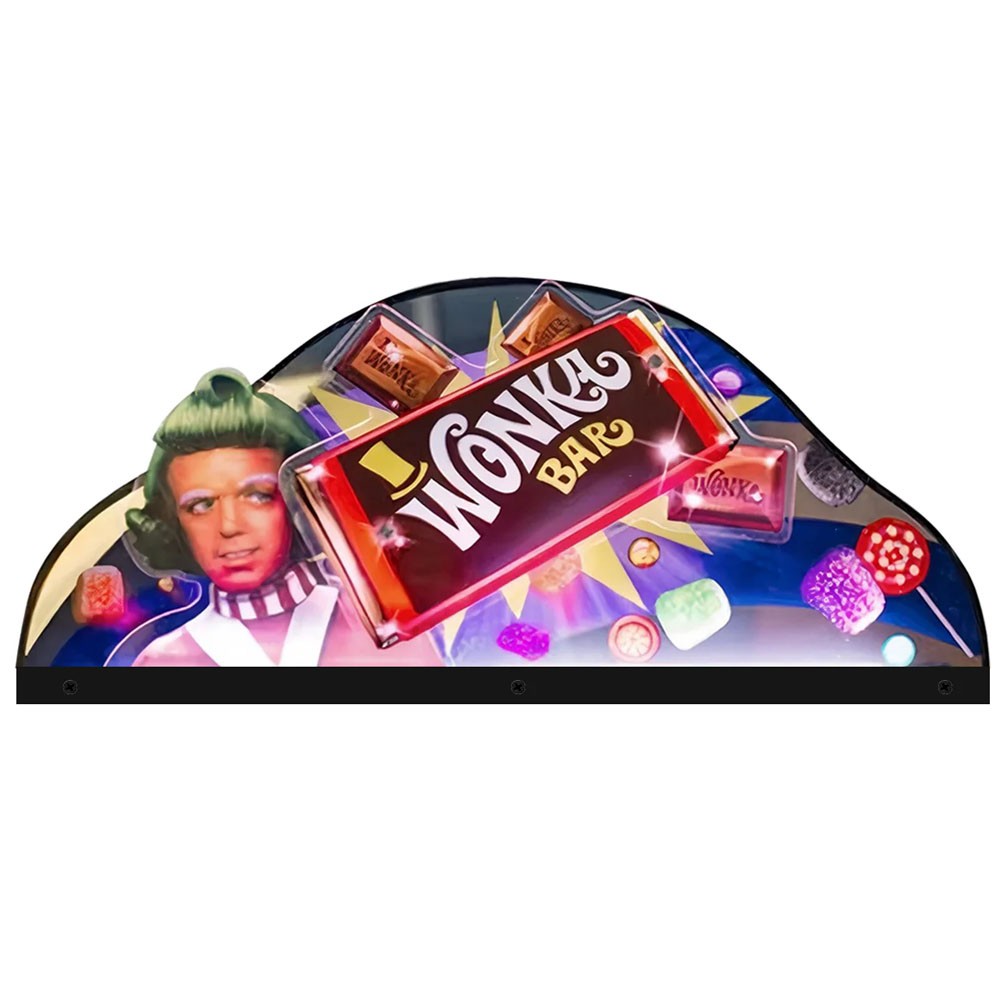 Willy Wonka and The Chocolate Factory Lit Topper 3D Acrylic Led RGB Topper--
