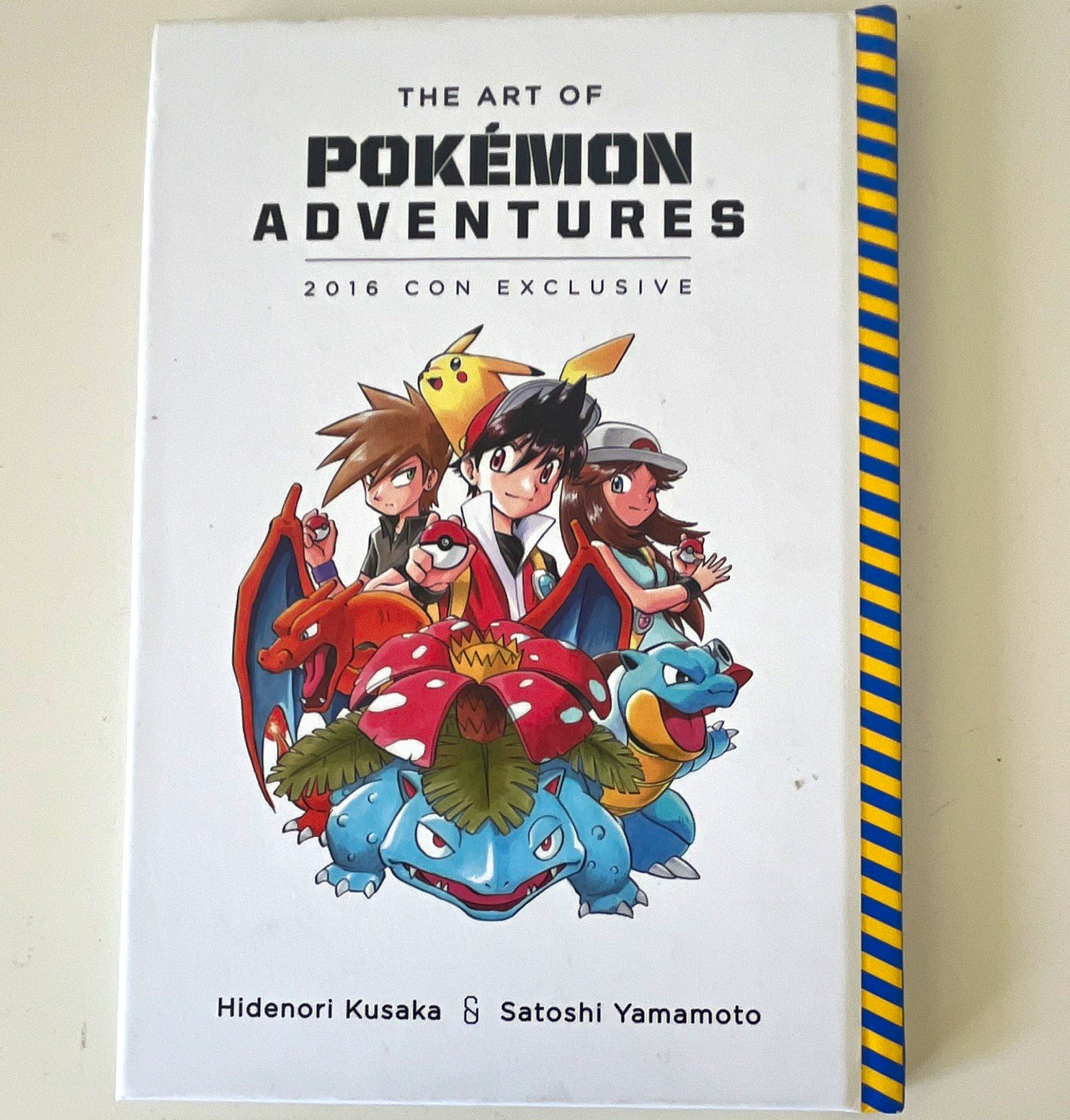 The Art of Pokémon Adventures Con Exclusive Hardcover 2016 VIZ Kusaka/Yamamoto