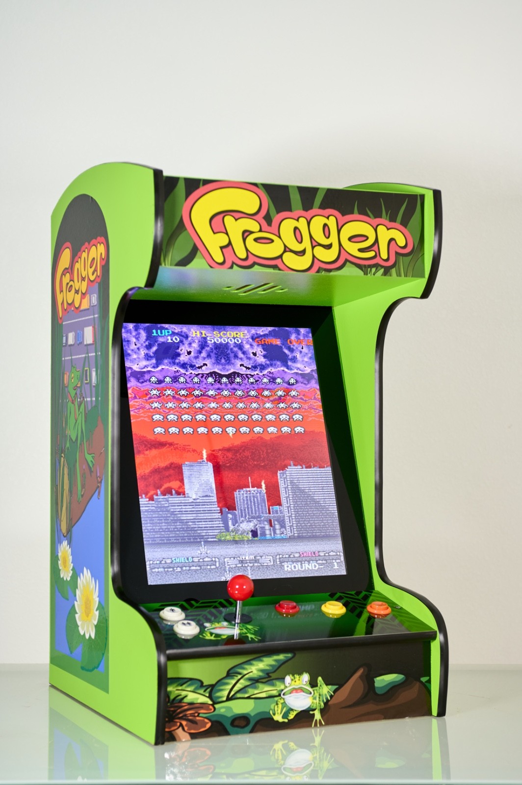Doc and Pies Arcade Factory Tabletop Arcade - 516 Games (Green)