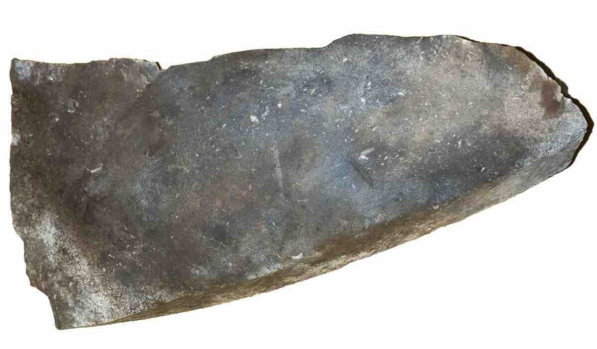 Ancient Chopper Axe Head. Made Of Blue Chert. Museum Quality. Authentic