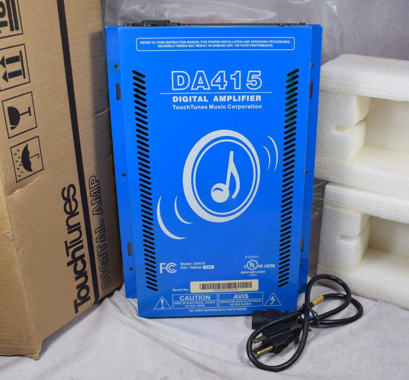 TouchTunes Touch Tunes DA415 Digital Amplifier, In Box, Powers On, Sale #1