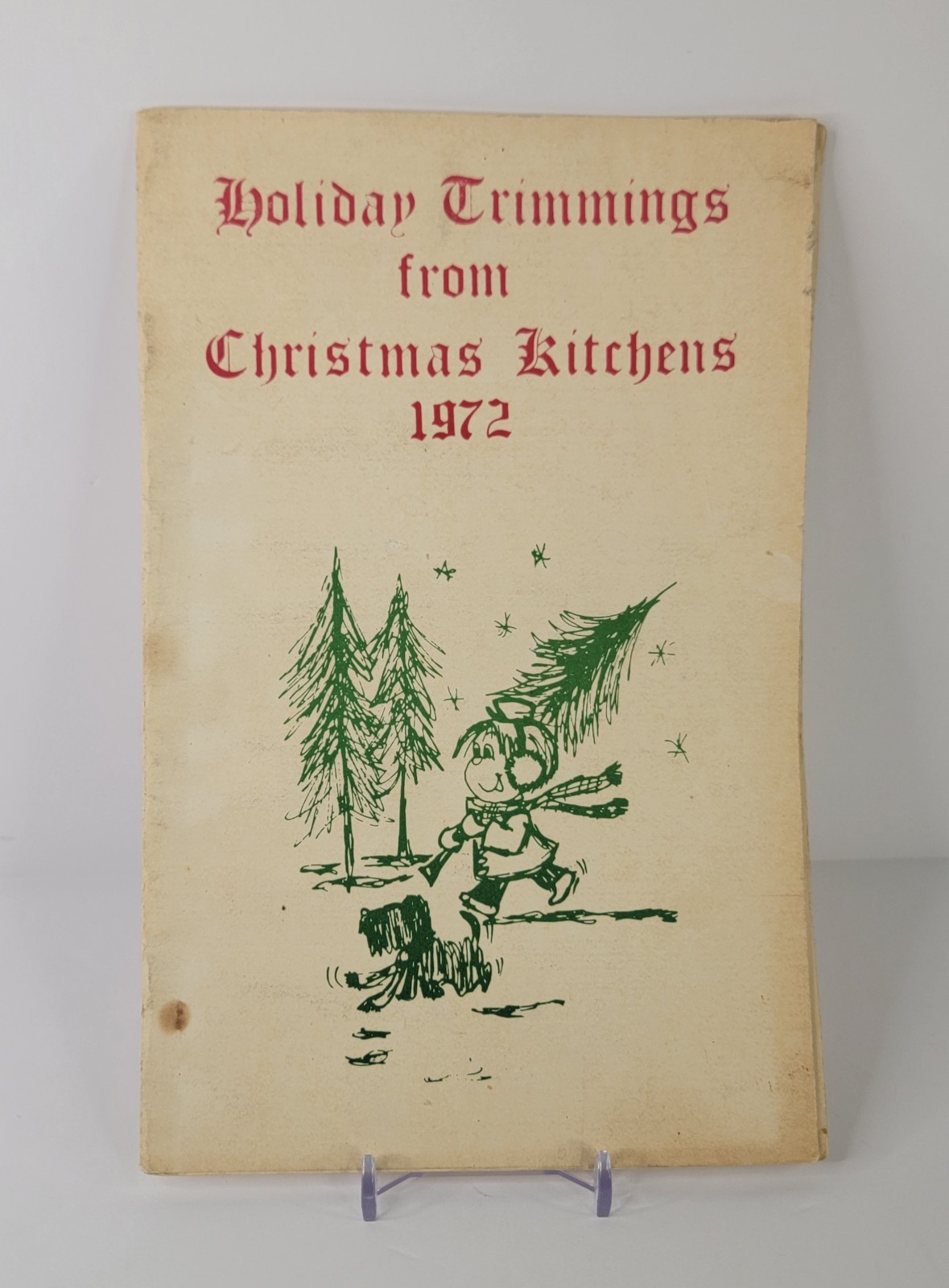 Vintage 1972 Christmas Cookbook, VA Paperback ~  