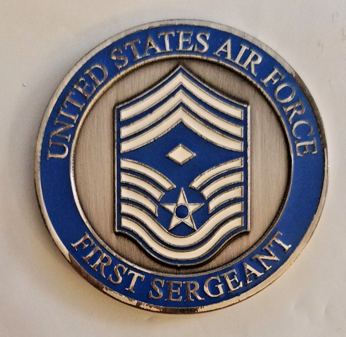 United States Air Force First Sergeant Department of the Air Challenge Coin United States Air Force First Sergeant Department of the Air Challenge Coin