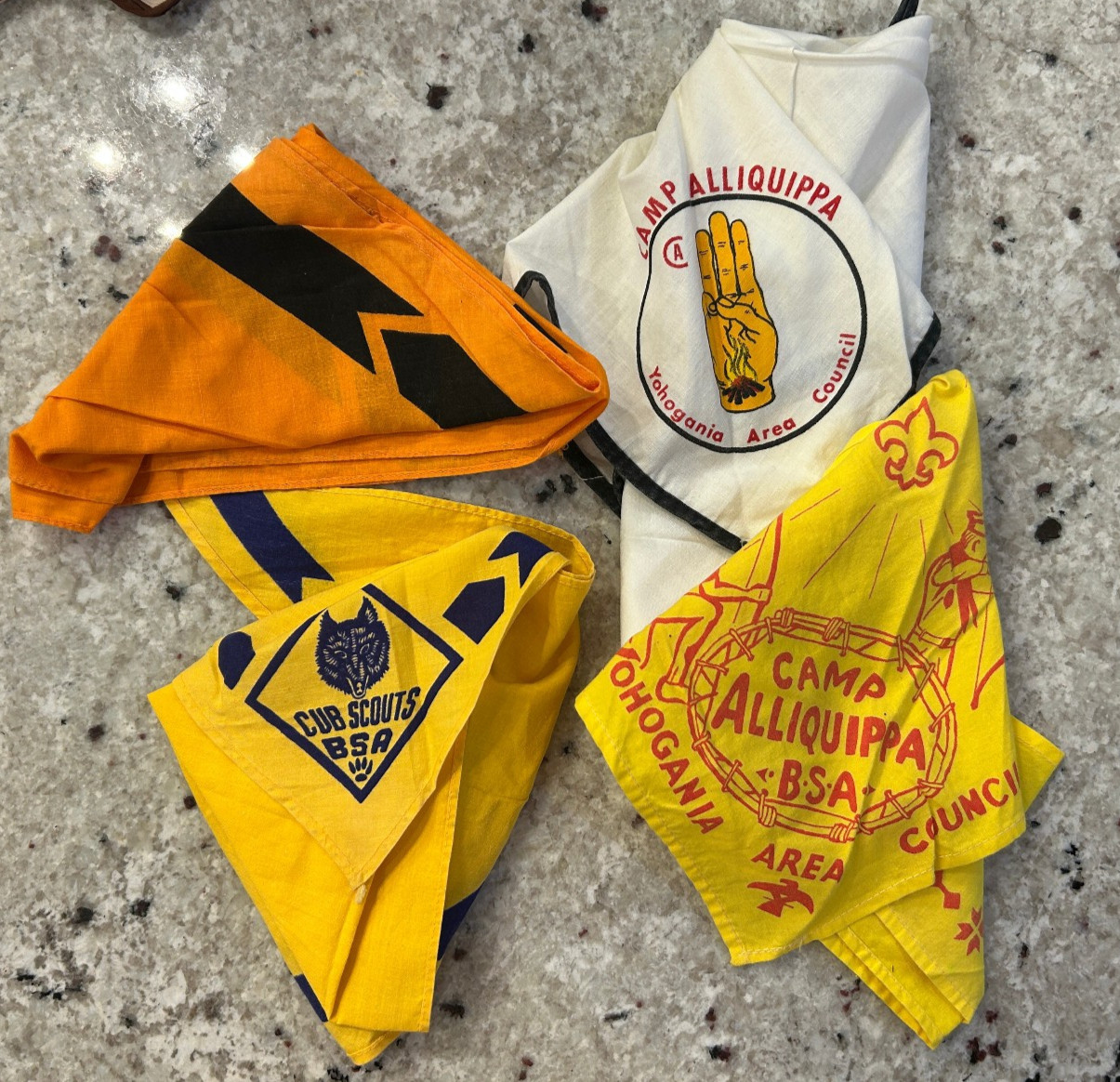 Vintage BSA & Cub Scout Neckerchiefs early to mid 1960s