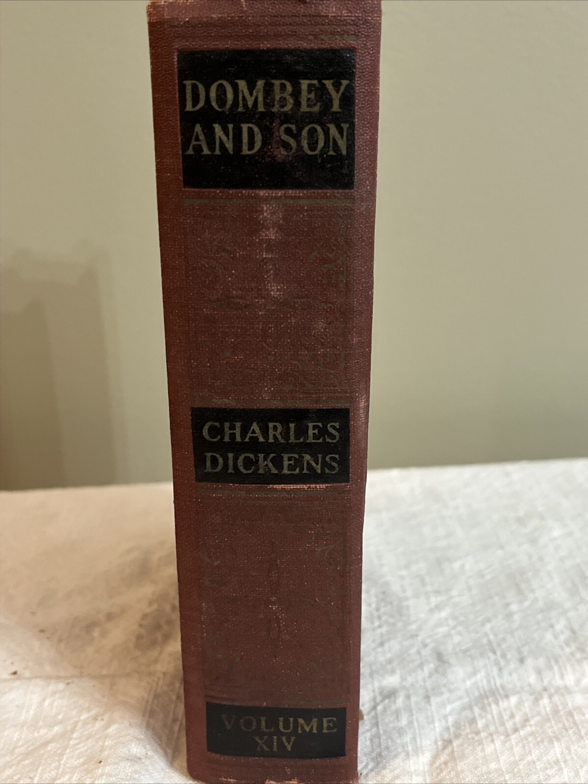 VTG 1868 Books Inc The Works of Charles Dickens Vol XIV Dombey And Son Rare