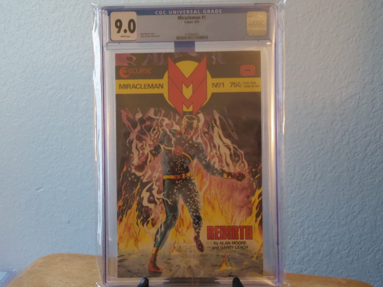 Miracleman #1, CGC 9.0, White Pages, MCU, Alan Moore Story