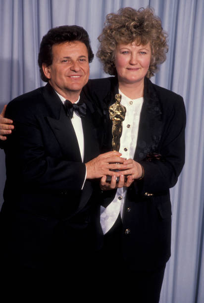 Joe Pesci Brenda Fricker at the 63rd Academy Awards Shrine Aud- 1991 Old Photo