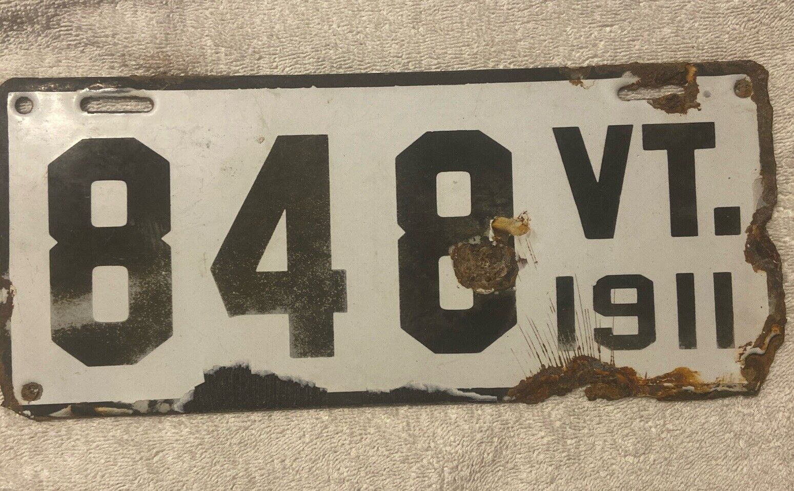 Three Digit 1911 Vermont License Plate See My Other Plates
