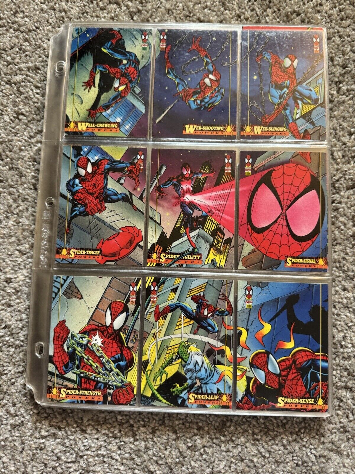 1994 Fleer Amazing Spider-Man COMPLETE Set