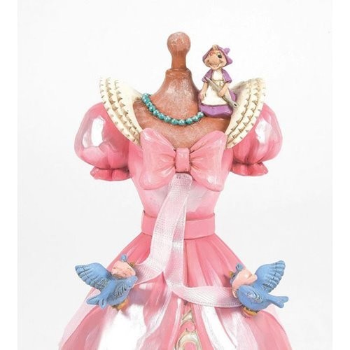 Disney Traditions Cinderella's Pink Dress by Jim Shore Musical Statue