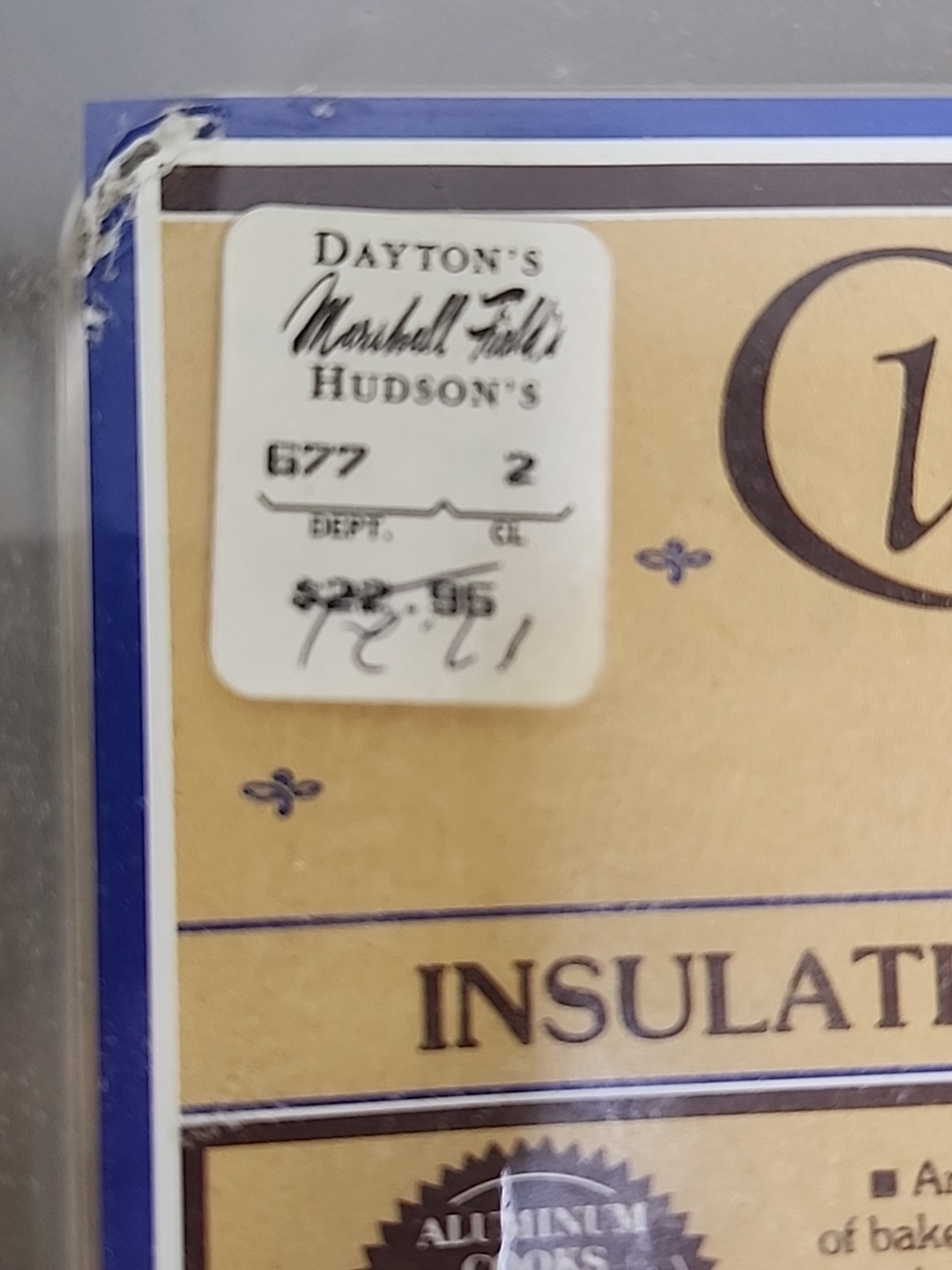 Rare 1990s Unopened Cushion Aire Insulated Oblong Pan With Cover from Daytons MF