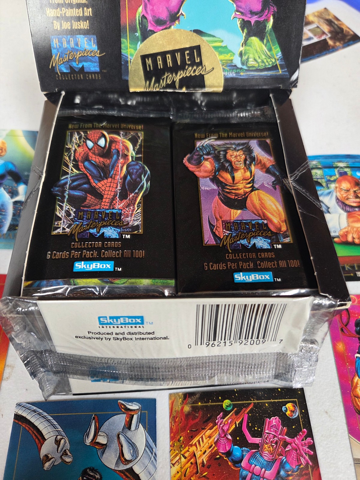 1992 Marvel Masterpieces Joe Jusko - Individual Packs 1992 Marvel Masterpieces Joe Jusko - Individual Packs