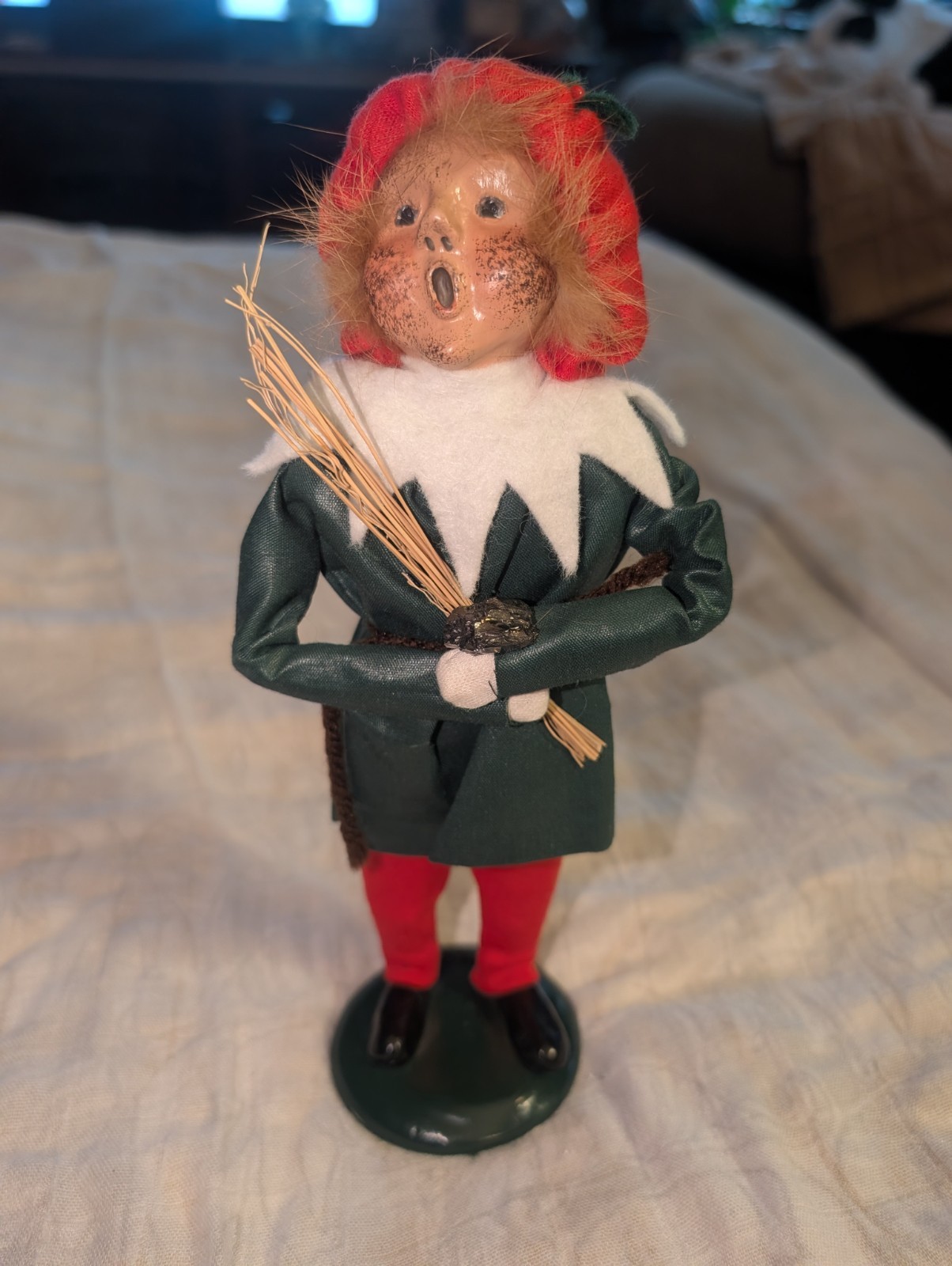 Vintage 1988 Byers\' Choice Knecht Ruprecht Black Peter Santa\'s Helper Carolers 