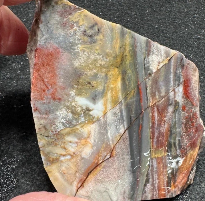 Sarape Jasper unfinished slab, great for cabbing 2.69oz (#1051)
