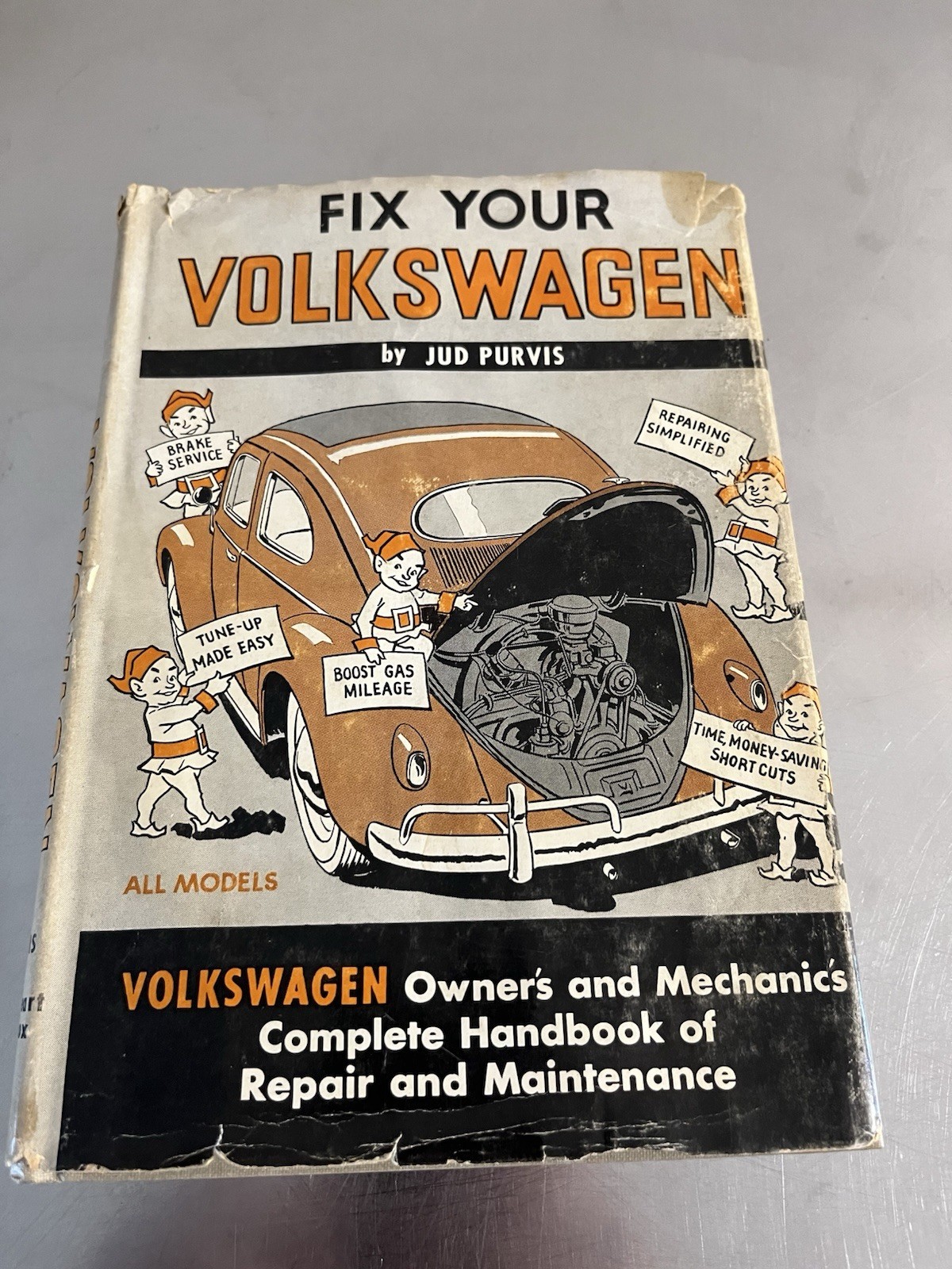 Vintage Fix Your Volkswagen Book Complete Repair Handbook VW Car
