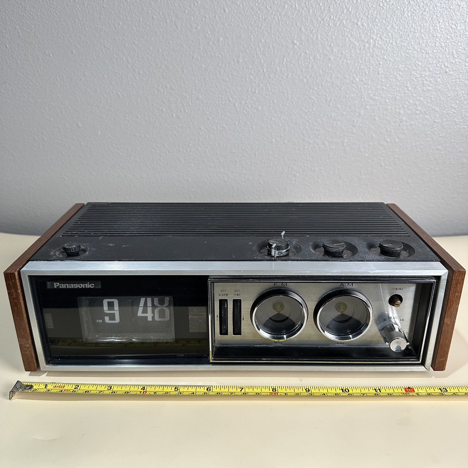 Vintage Panasonic RC-7469 Flip Clock AM/FM Radio / Alarm AS-IS PARTS REPAIR