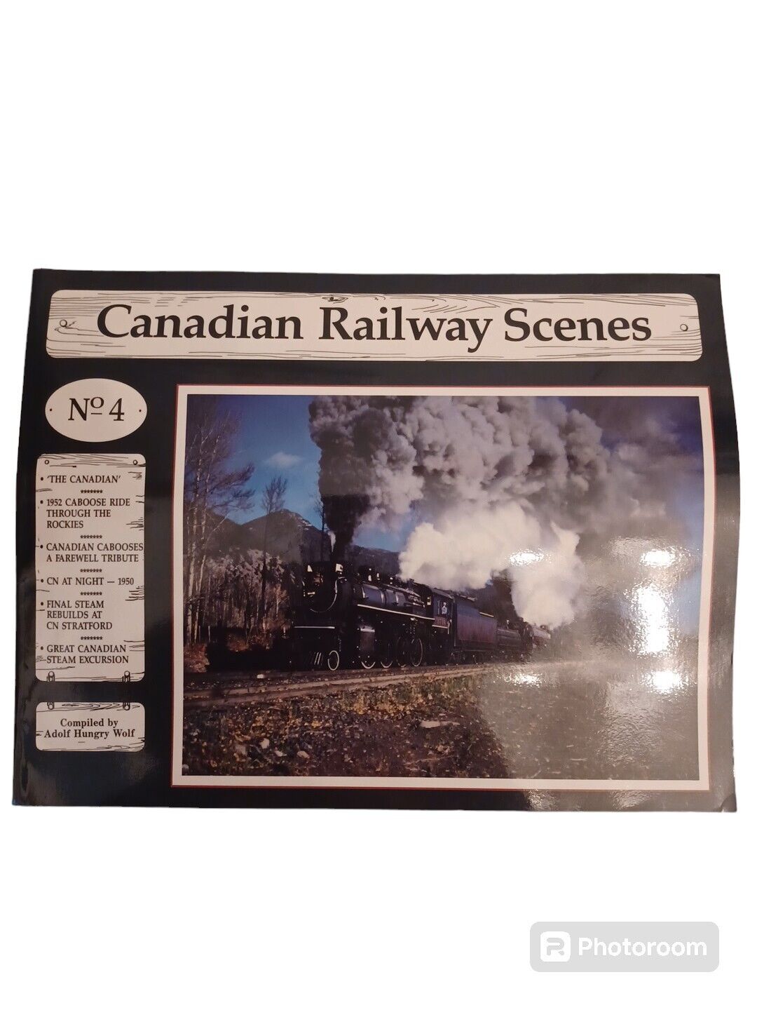 Vintage 1991 Canadian Railways Scenes Book