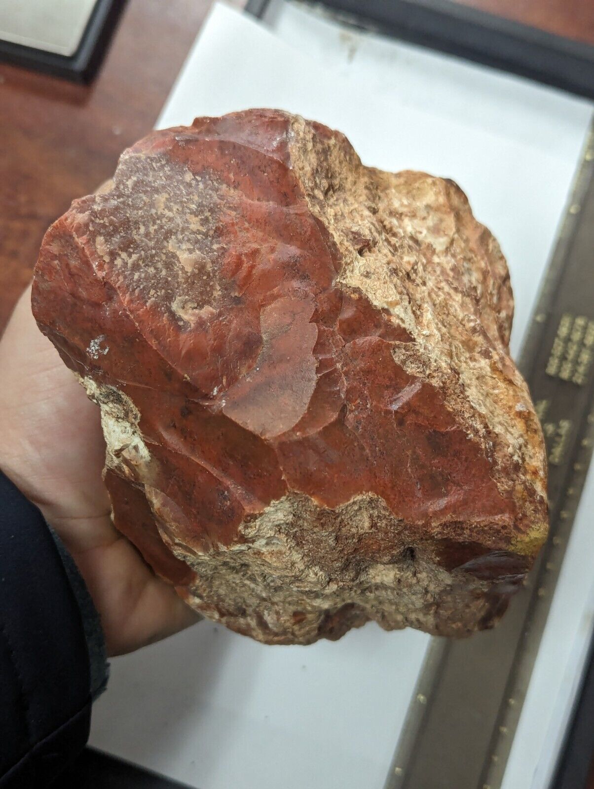 Large 6.1lb Natural Rough Red Jasper Big Stone 