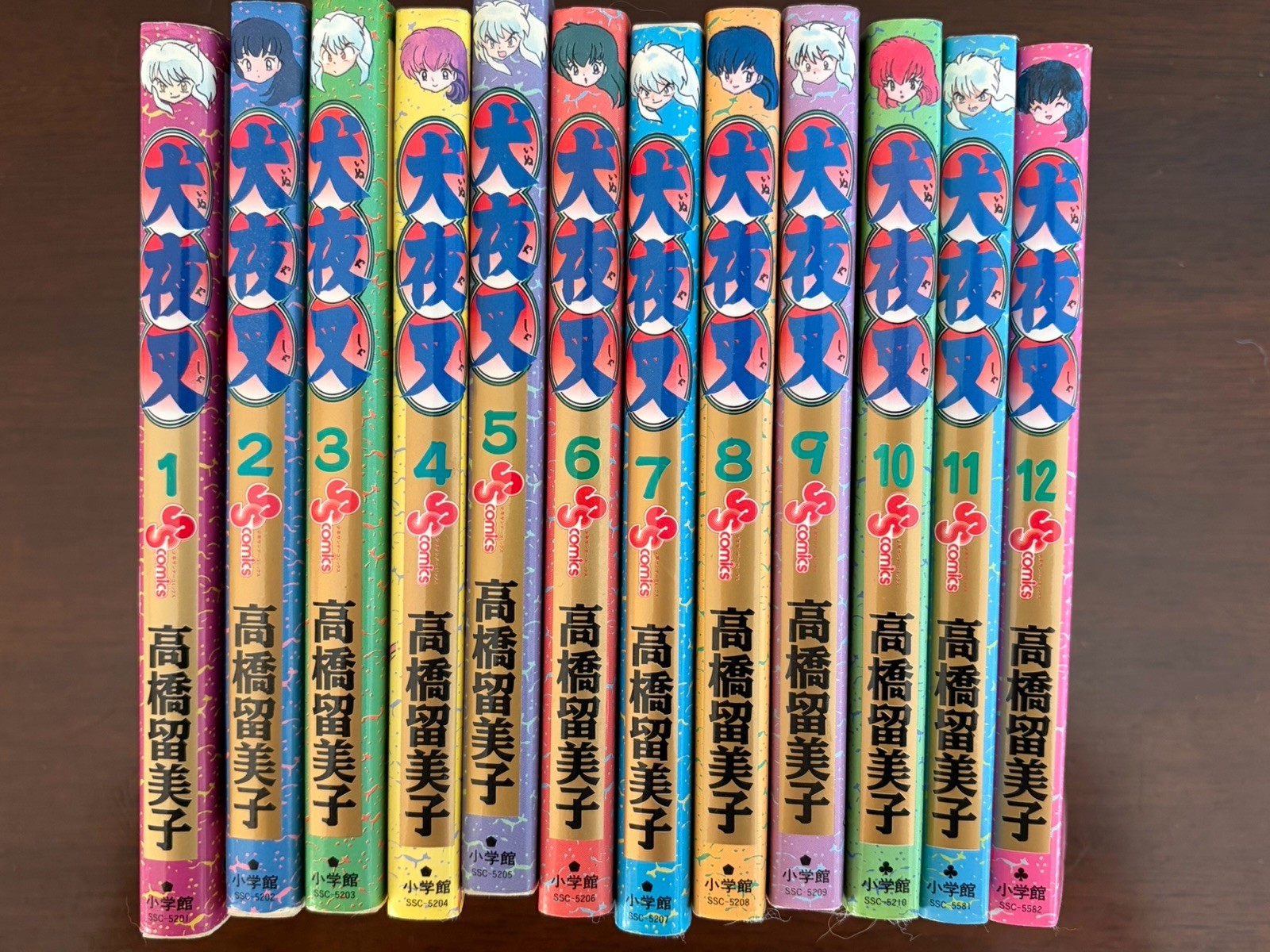 Inuyasha Manga Vol 1-12 Japanese First Edition Set Rumiko Takahashi