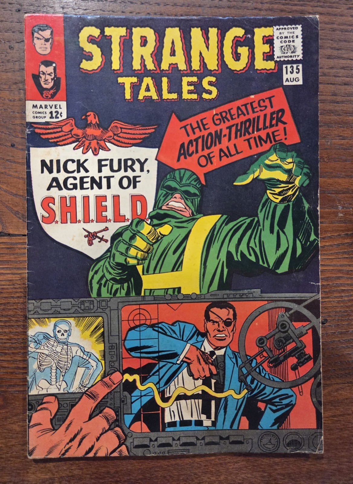 STRANGE TALES #135 (1965) Marvel Silver Age 1st Nick Fury Agent of SHIELD FN-
