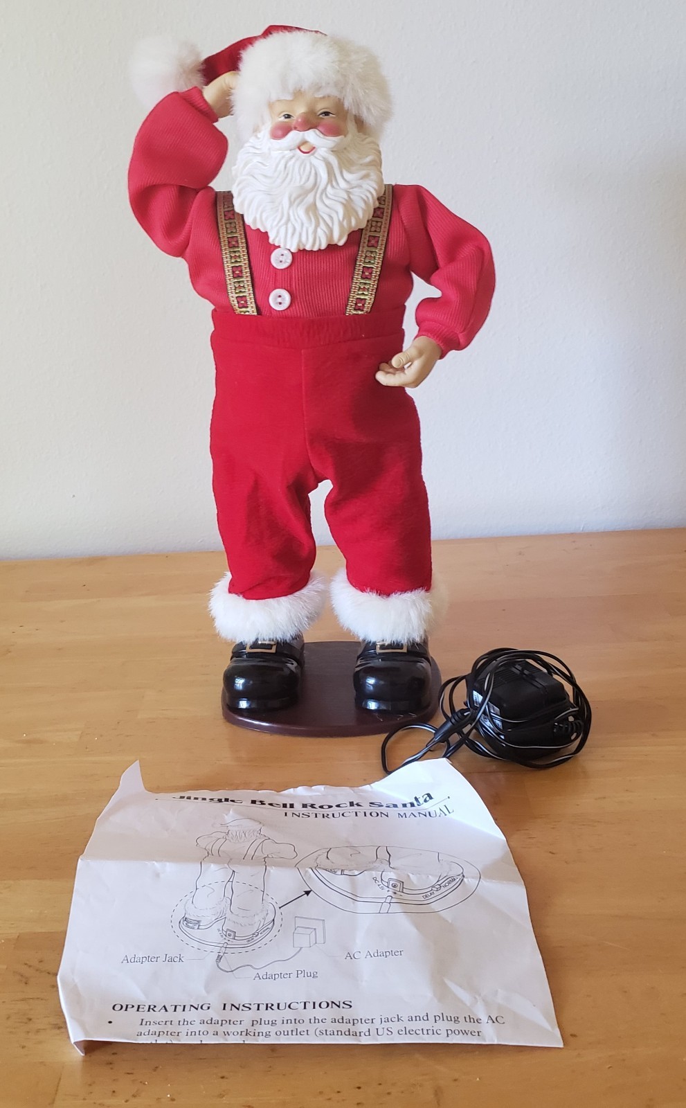 1998 Jingle Bell Rock Animated Musical Dancing Santa Claus Works Complete 16\ 1998 Jingle Bell Rock Animated Musical Dancing Santa Claus Works Complete 16\
