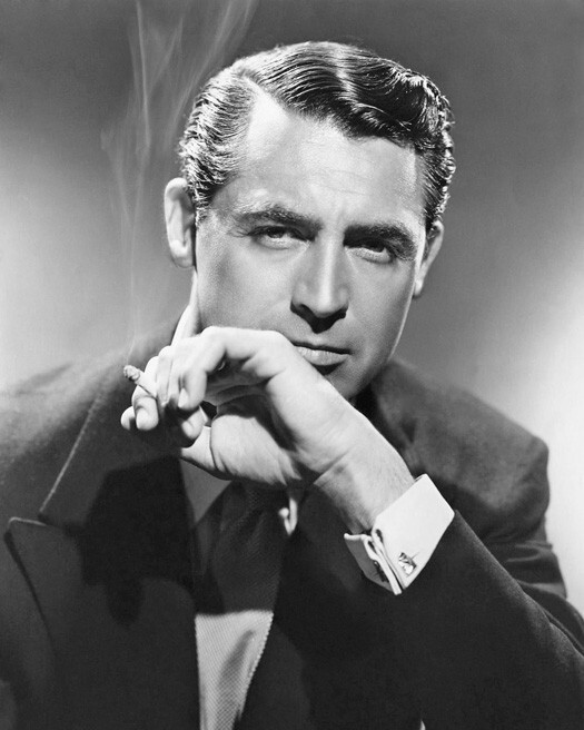 Film Actor CARY GRANT Glossy 11x14 Photo Cigarette  Print Celebrity Poster
