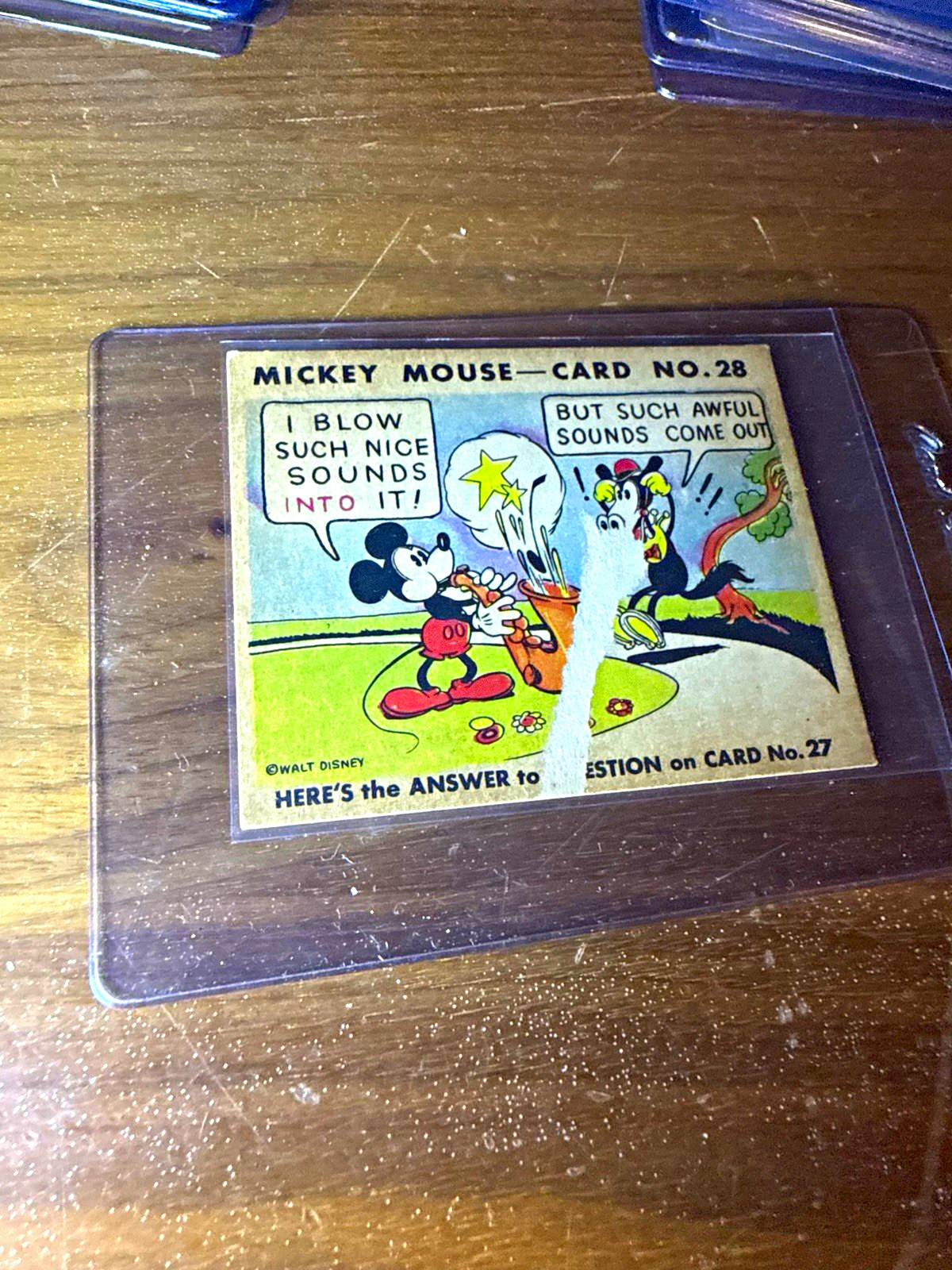 1935 Mickey Mouse Bubble Gum #28 \ 1935 Mickey Mouse Bubble Gum #28 \
