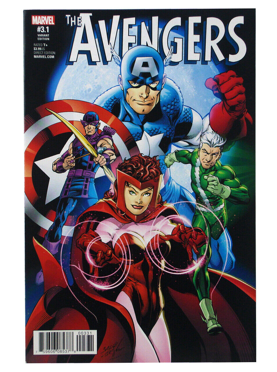 Avengers #3.1 Variant 1:50 Retailer Incentive Mark Bagley Cover Marvel Comics