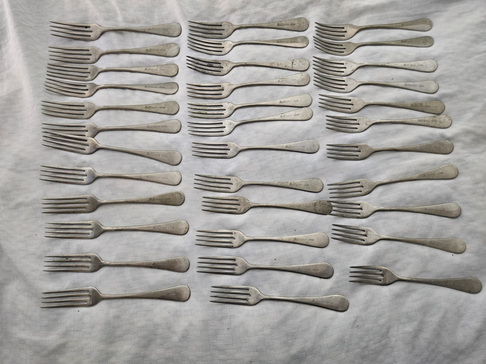 🍴✨ Vintage Biltmore Spa Forks – Miami/Coral Gables 🌴🏛️