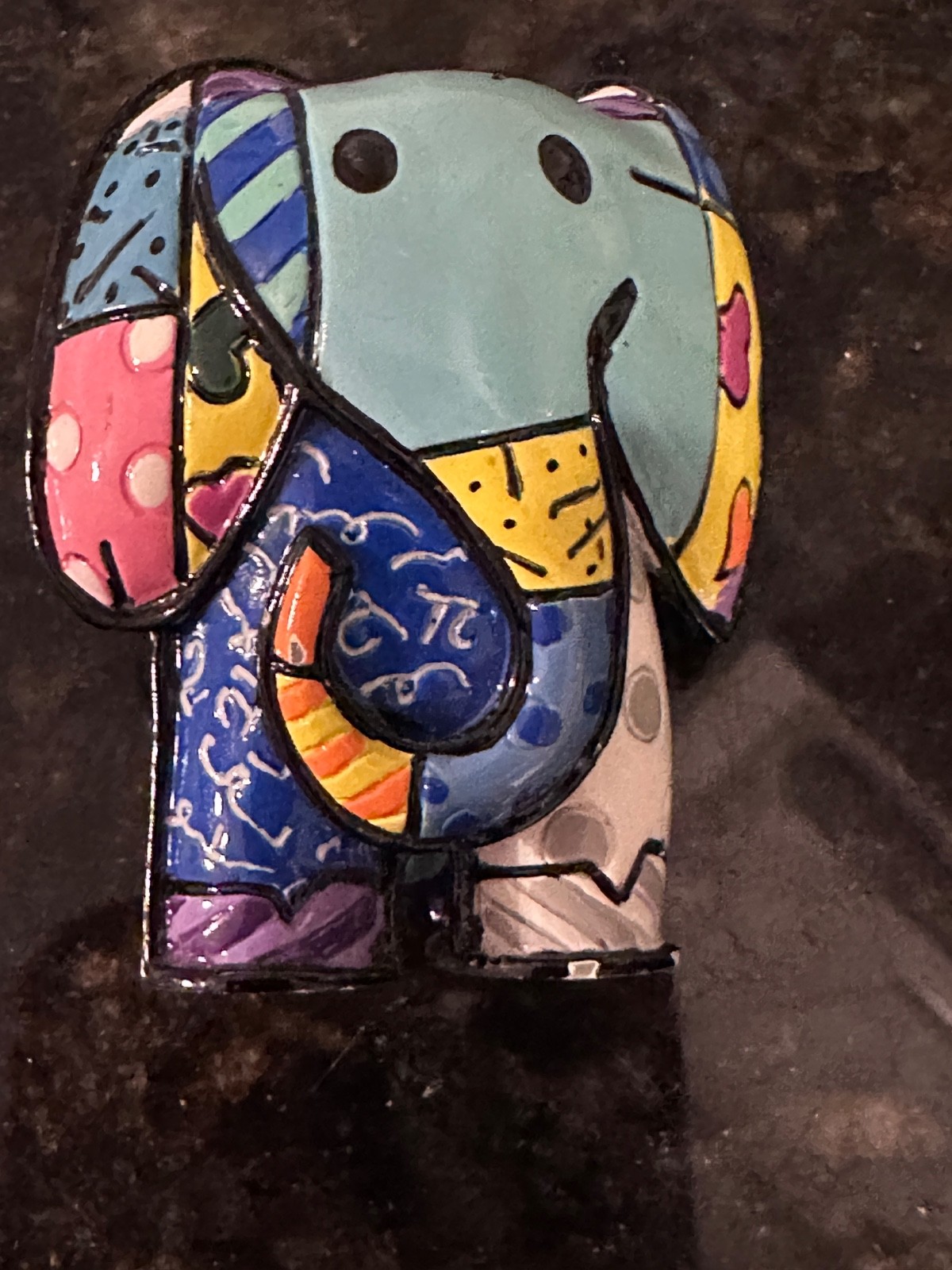 ROMERO BRITTO MINIATURE FIGURINE: 