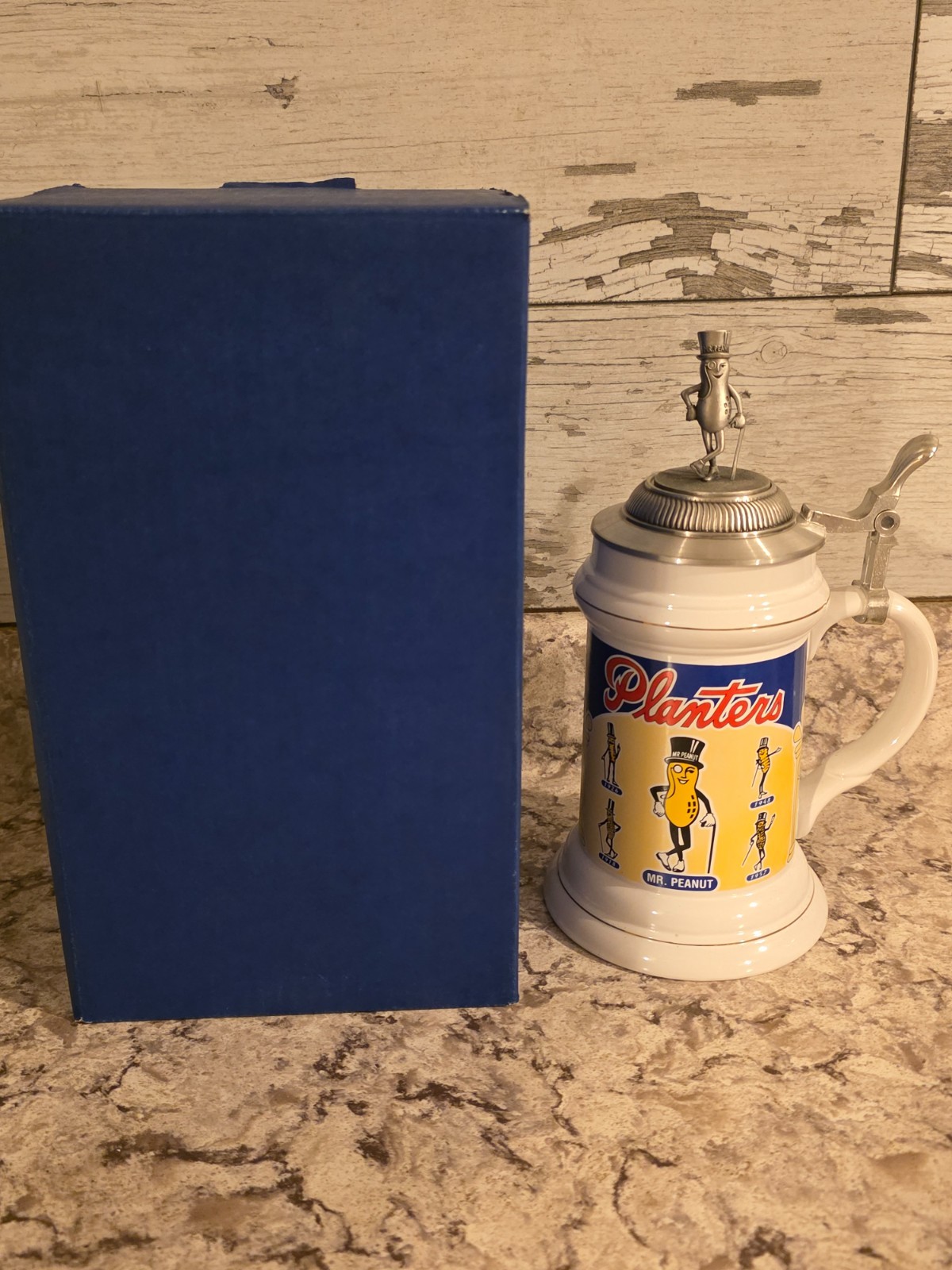 VTG 90’s Planters Mr. Peanut Porcelain Stein - ''Collector’s Classics'' No. #483
