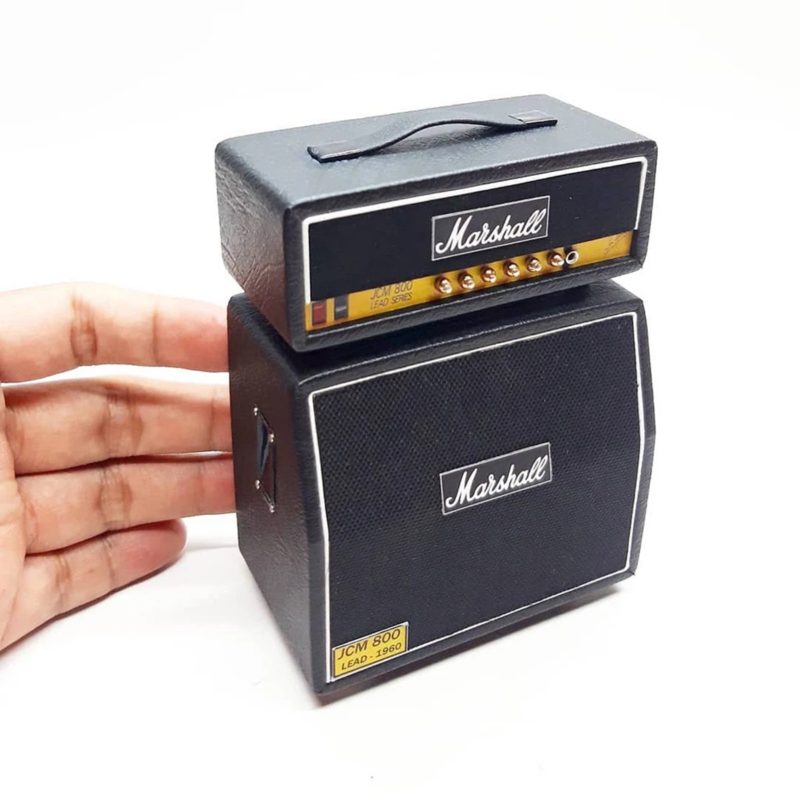Mini Marshall JCM800 Amp Replica 1:12 Scale – Music Memorabilia