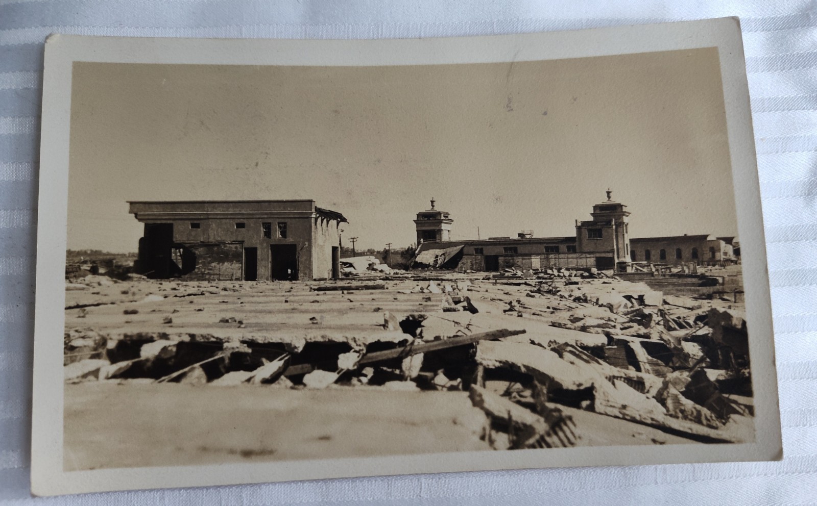 RPPC AZO Rugen Newport RI The Great New England Hurricane 1938 Postcard