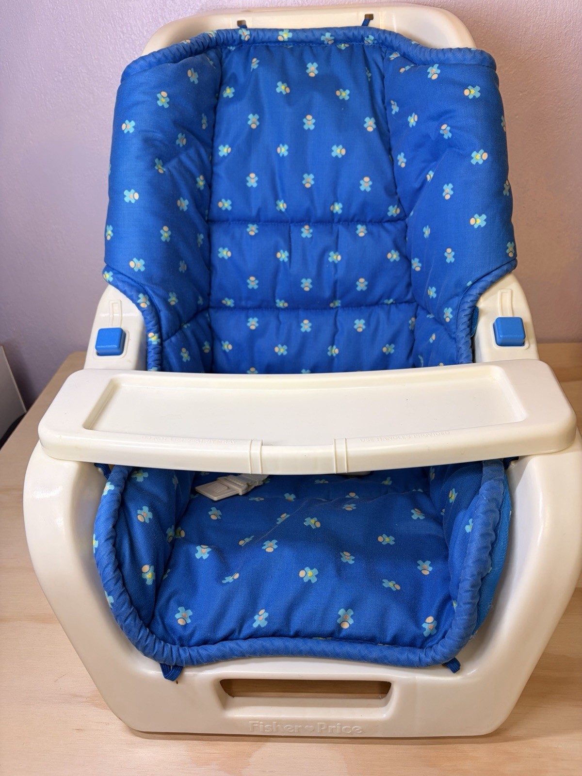 Vintage Infant Rocker Seat Fisher Price Baby Collectible RARE Highchair Reclines