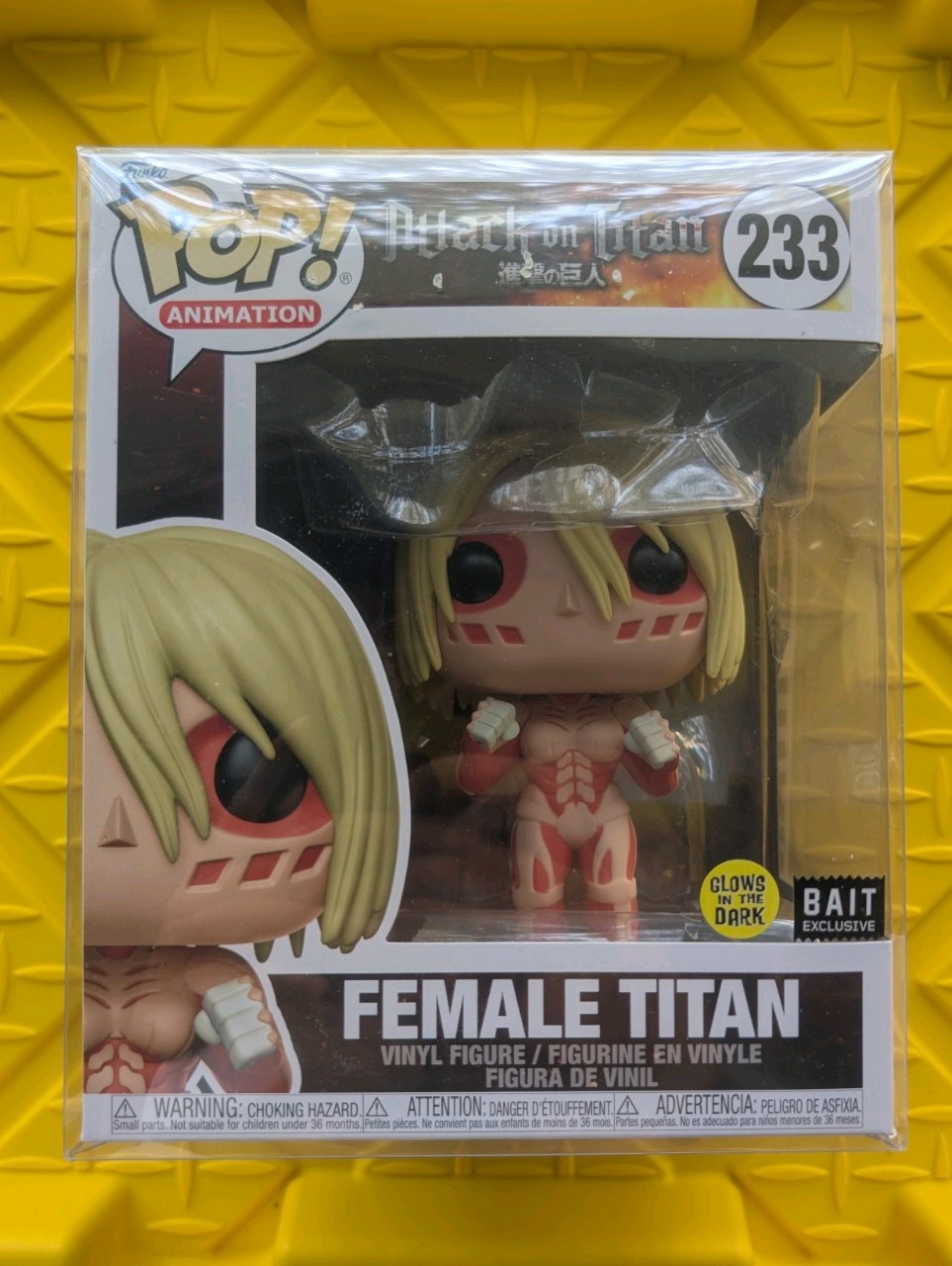 Funko Pop Super Animation: Attack On Titan - Female Titan GITD Bait Exclusive