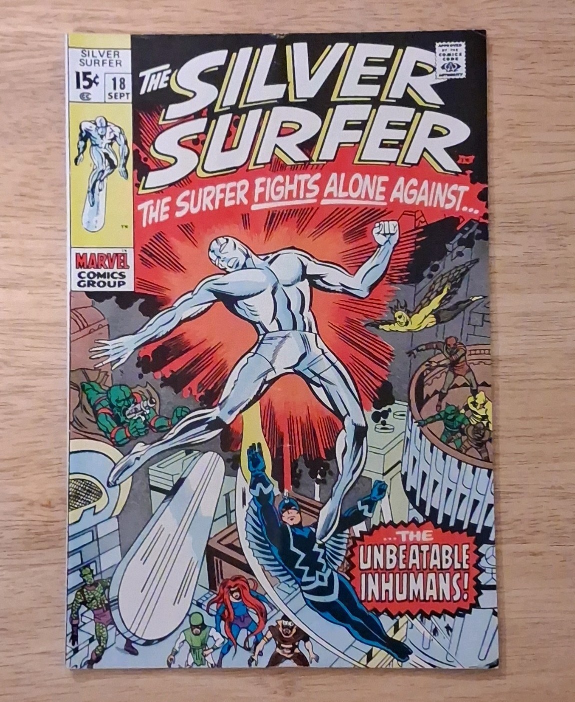 Vintage The Silver Surfer #18 RARE JACK KIRBY Issue (Marvel Comics, 1970)