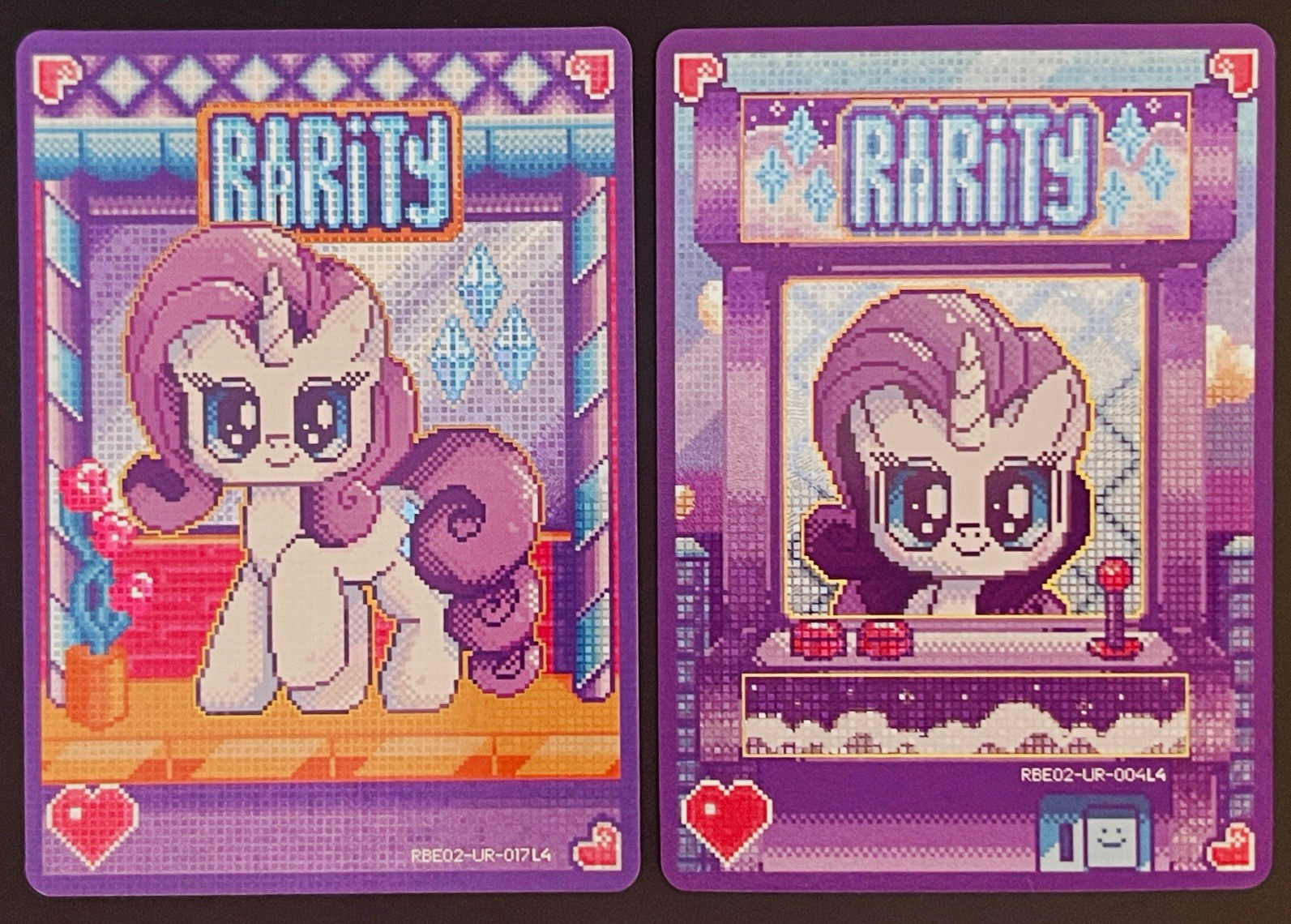 KAYOU My Little Pony Rarity UR Card Lot (2) RBE02-UR-017L4-004L4 (English)